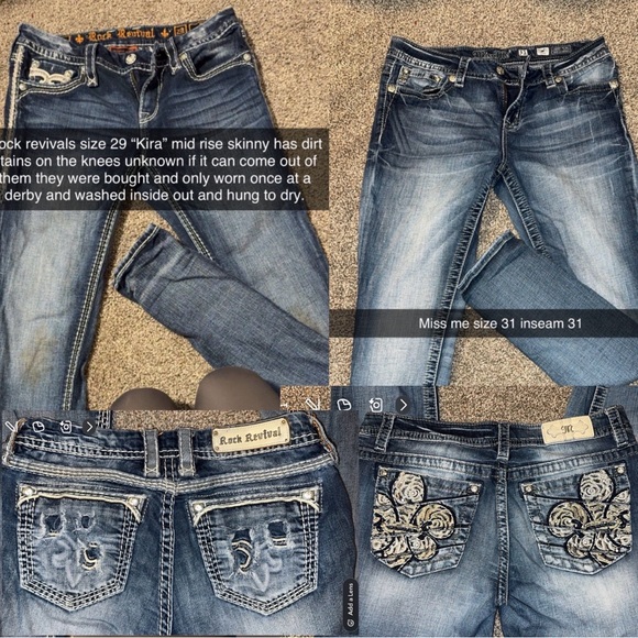 Bulk Rock revival and Miss me Lot. Various prices will bundle or do all for deal - Picture 4 of 6